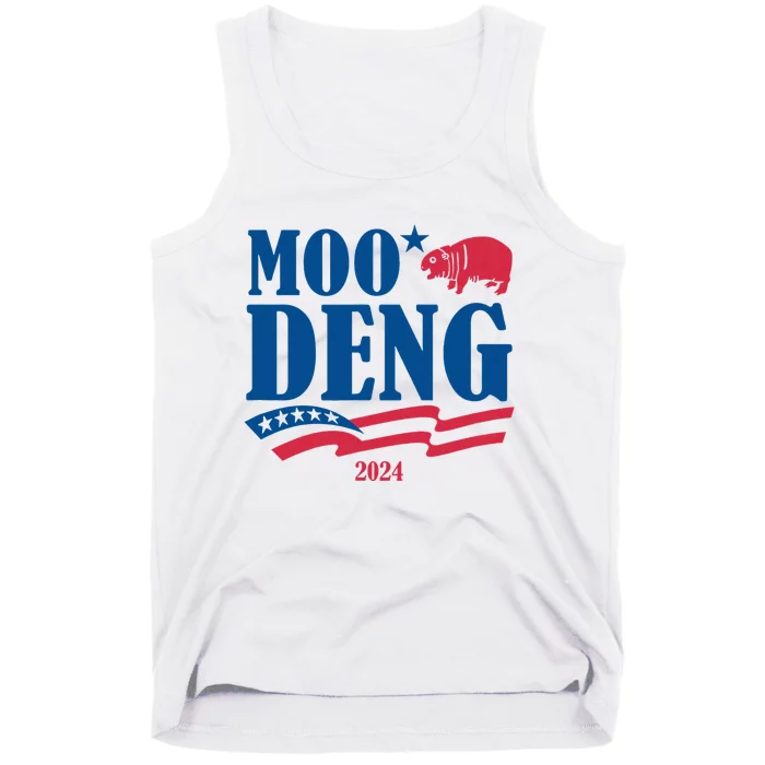 Moo Deng 2024 Cute Baby Hippo Tank Top