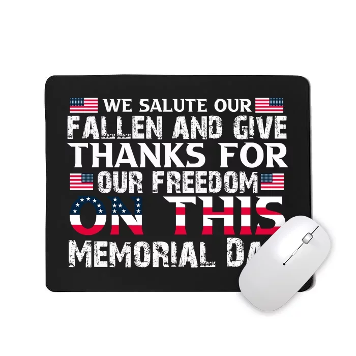 Memorial Day 2 Mousepad