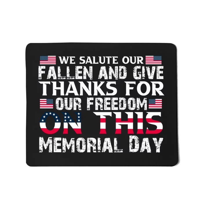 Memorial Day 2 Mousepad