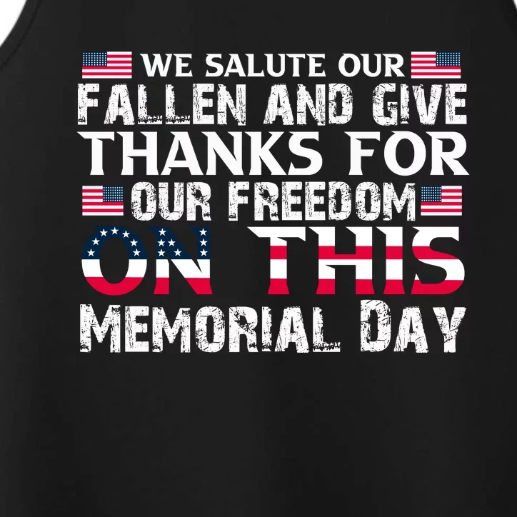 Memorial Day 2 Performance Tank