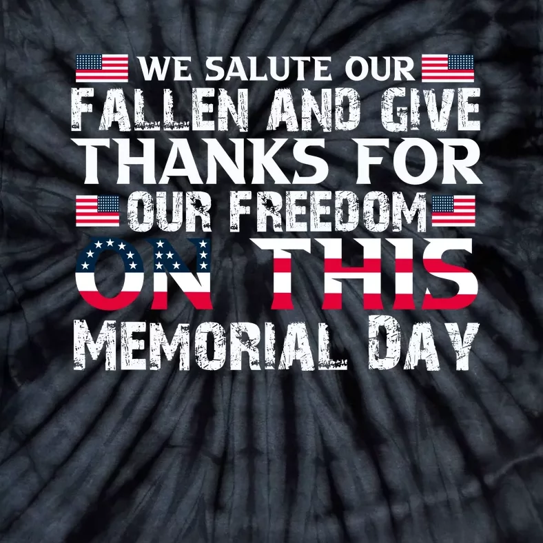 Memorial Day 2 Tie-Dye T-Shirt