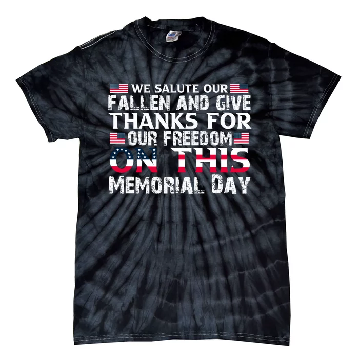 Memorial Day 2 Tie-Dye T-Shirt