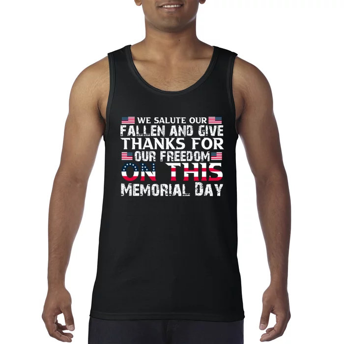 Memorial Day 2 Tank Top