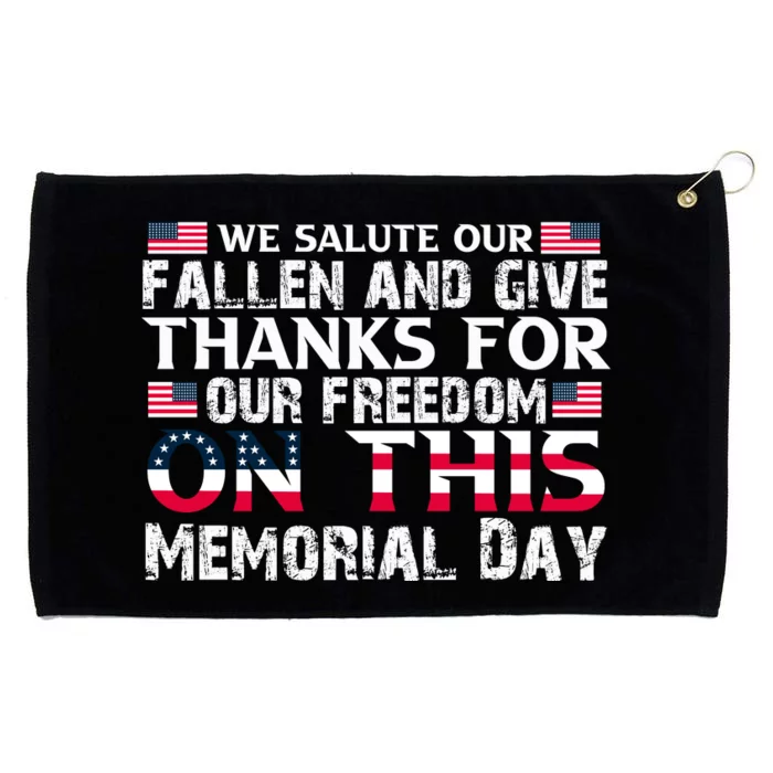 Memorial Day 2 Grommeted Golf Towel