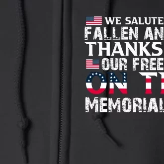 Memorial Day 2 Full Zip Hoodie