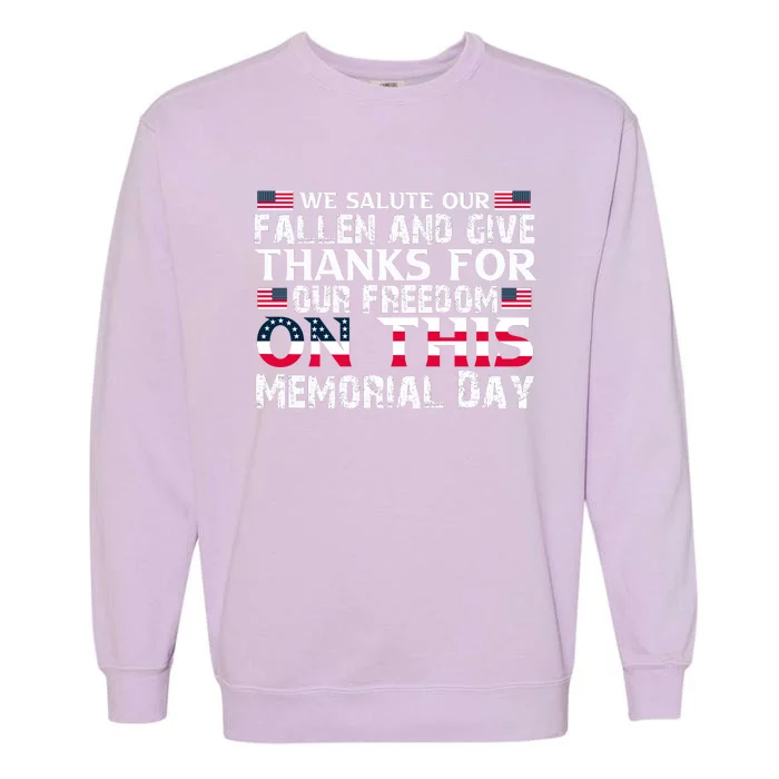 Memorial Day 2 Garment-Dyed Sweatshirt