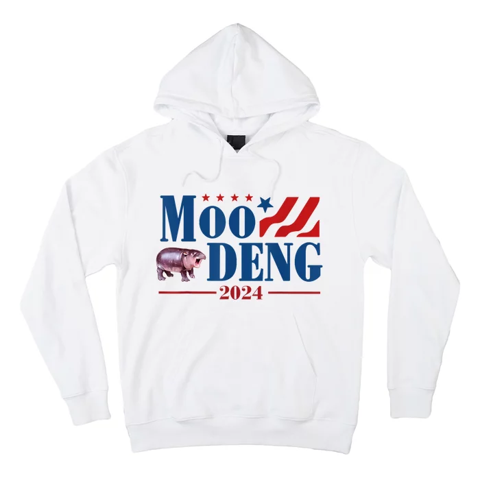 Moo Deng 2024 Moo Deng Moo Deng Cute Baby Hippo Hoodie