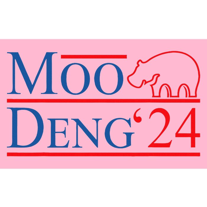 Moo Deng 2024 Moo Deng Moo Deng Cute Baby Hippo Bumper Sticker