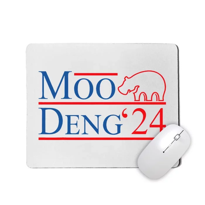 Moo Deng 2024 Moo Deng Moo Deng Cute Baby Hippo Mousepad