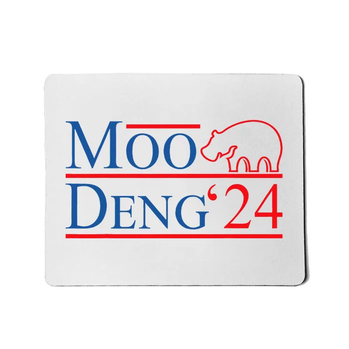 Moo Deng 2024 Moo Deng Moo Deng Cute Baby Hippo Mousepad