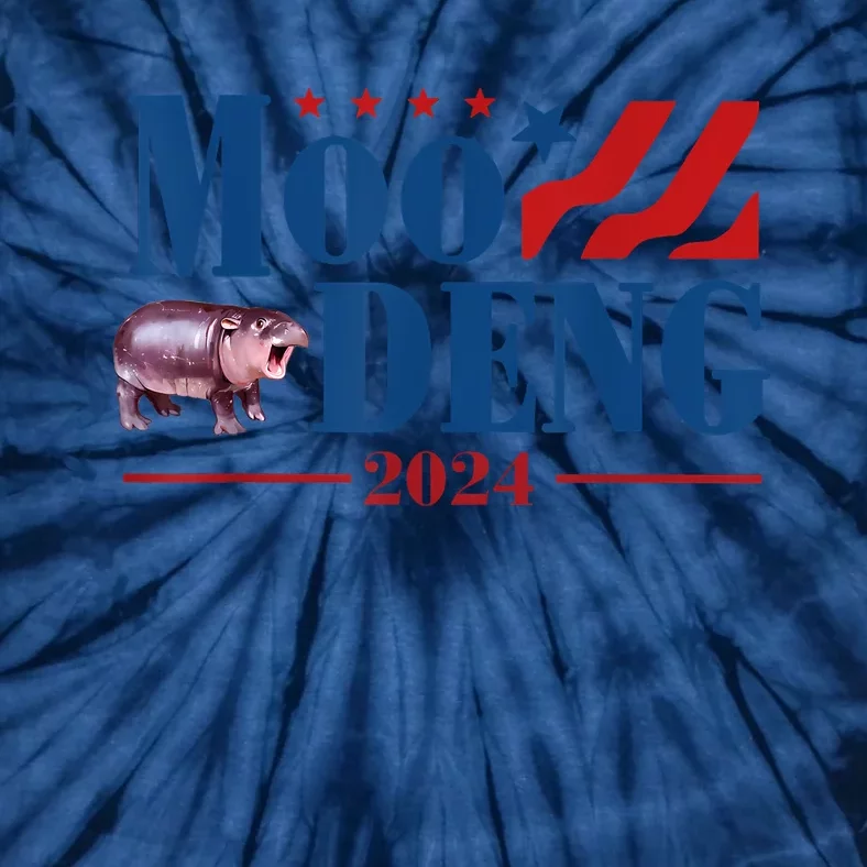 Moo Deng 2024 Moo Deng Moo Deng Cute Baby Hippo Tie-Dye T-Shirt