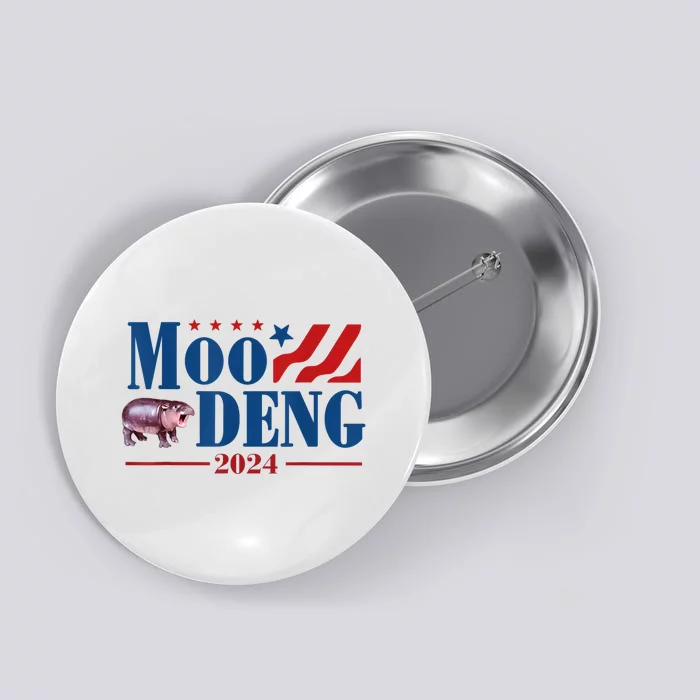 Moo Deng 2024 Moo Deng Moo Deng Cute Baby Hippo Button