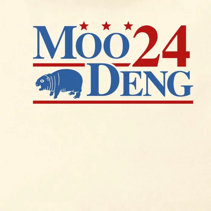 Moo Deng ’24 Zip Tote Bag