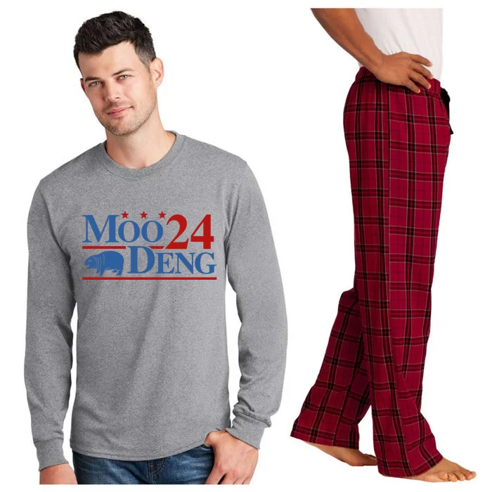 Moo Deng ’24 Long Sleeve Pajama Set