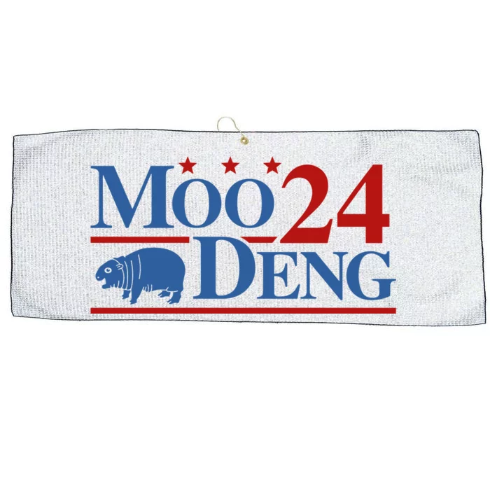 Moo Deng ’24 Large Microfiber Waffle Golf Towel