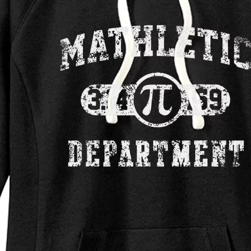 Mathletic Department 3.14159 Pi Day Math Teacher Vintage Women's Fleece Hoodie