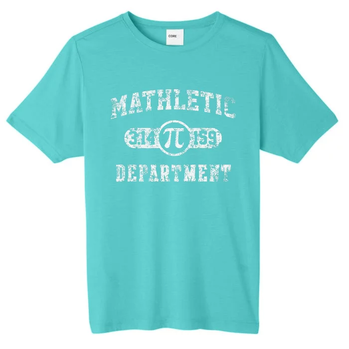 Mathletic Department 3.14159 Pi Day Math Teacher Vintage ChromaSoft Performance T-Shirt