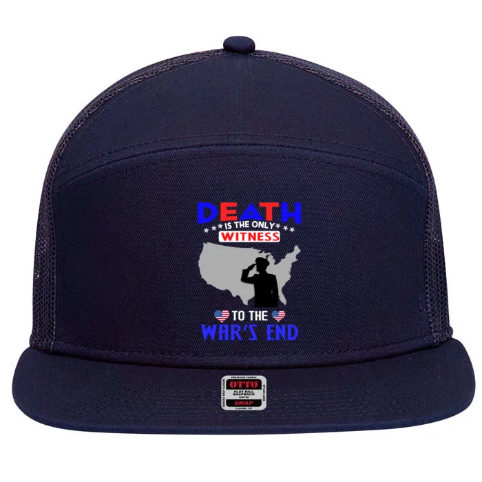 Memorial Day 3 7 Panel Mesh Trucker Snapback Hat