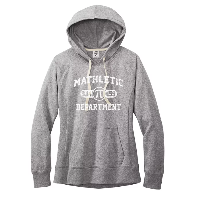 Mathletic Department 3 14159 Pi Day Math Teacher Vintage Women's Fleece Hoodie