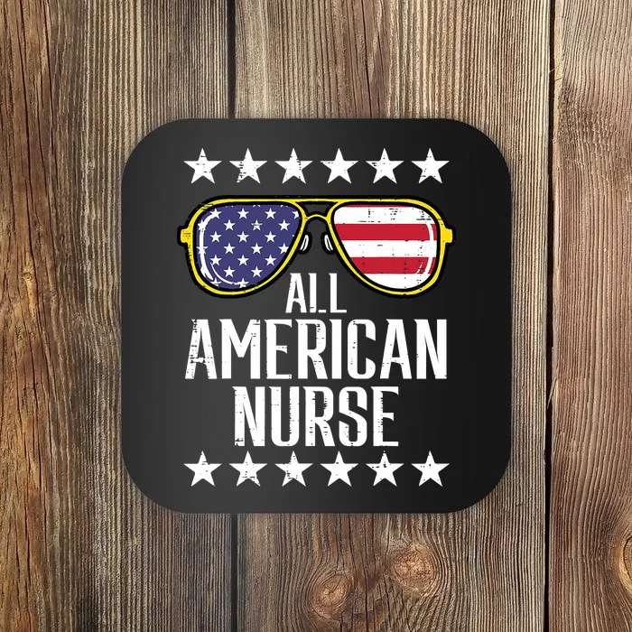 Memorial Day 4th Of July RN Nurse Coaster