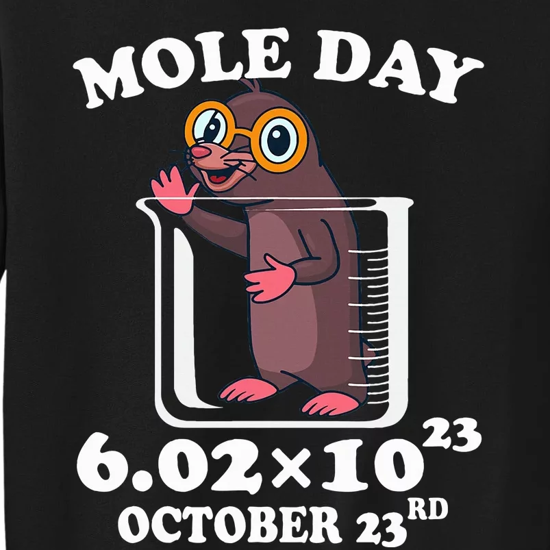 Mole Day AvogadroS Number October 23rd Science Lovers Tall Sweatshirt