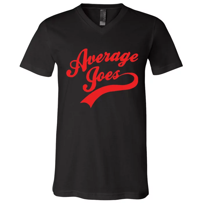 Mens Dodgeball Average Joe's Joes V-Neck T-Shirt