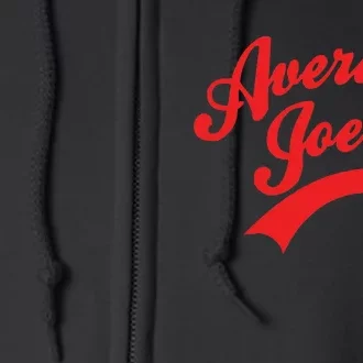 Mens Dodgeball Average Joe's Joes Full Zip Hoodie