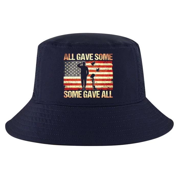 Memorial Day All Gave Some Some Gave All Gift Cool Comfort Performance Bucket Hat