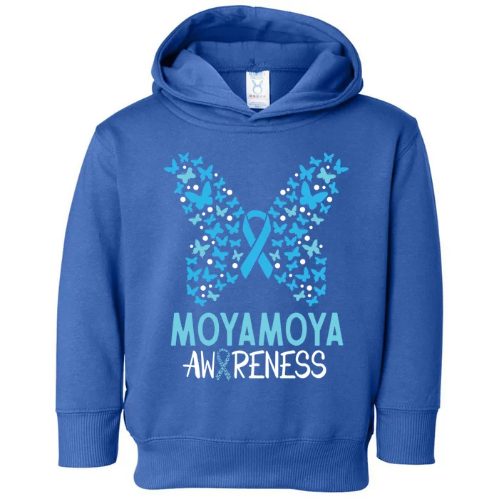 Moyamoya Disease Awareness Butterfly Cute Gift And Gift Toddler Hoodie