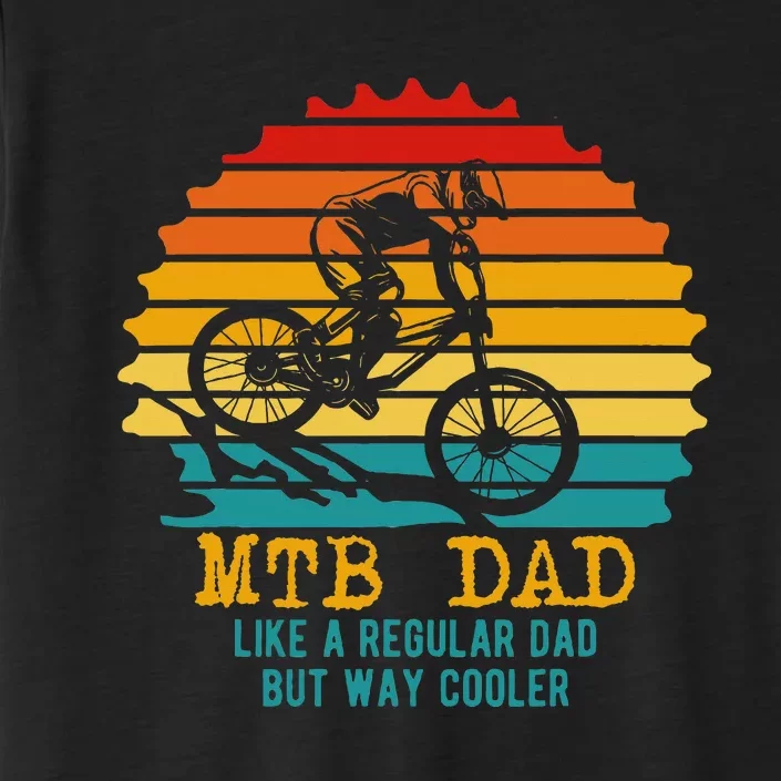 Mtb Dad Apparel Retro Mountain Bike Dad ChromaSoft Performance T-Shirt