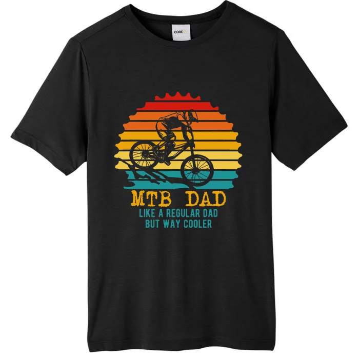 Mtb Dad Apparel Retro Mountain Bike Dad ChromaSoft Performance T-Shirt