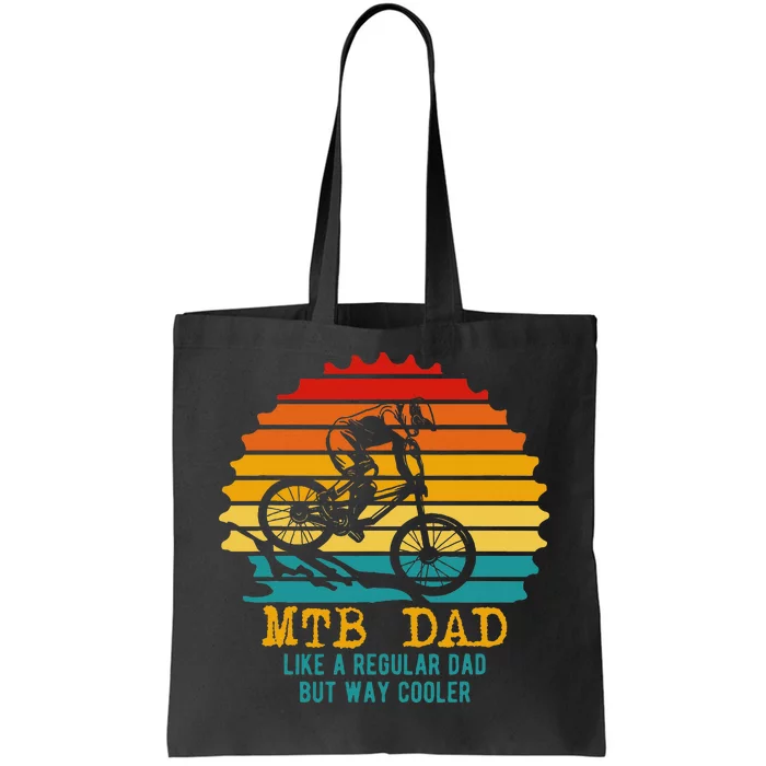 Mtb Dad Apparel Retro Mountain Bike Dad Tote Bag