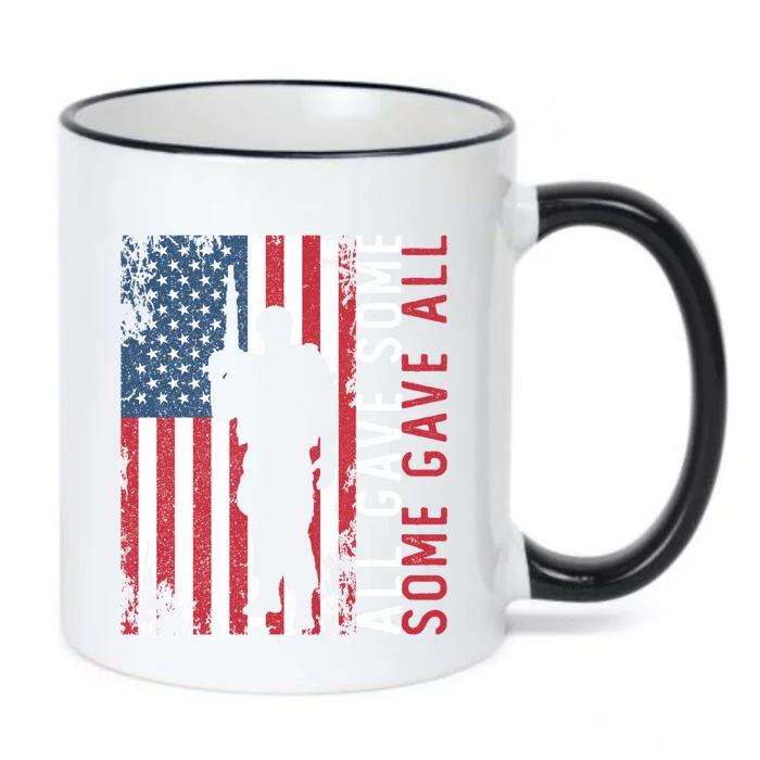 Memorial Day All Gave Some Some Gave All Cool Gift Black Color Changing Mug