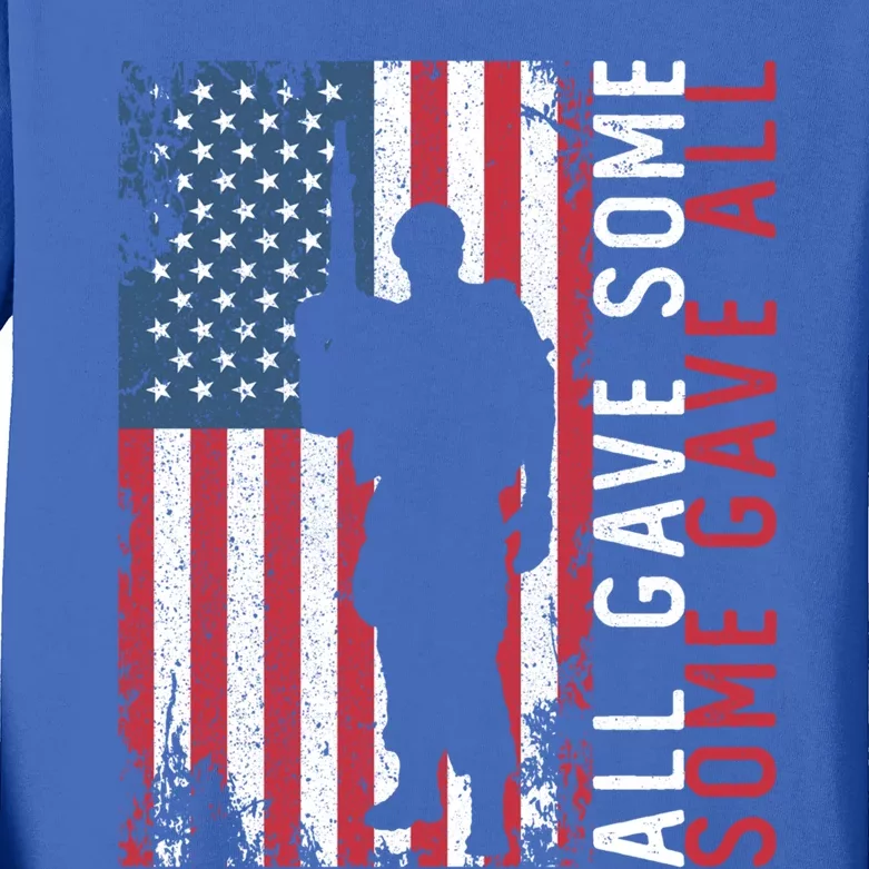 Memorial Day All Gave Some Some Gave All Cool Gift Kids Long Sleeve Shirt