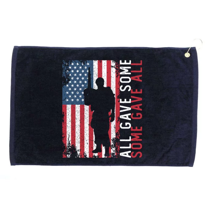 Memorial Day All Gave Some Some Gave All Cool Gift Grommeted Golf Towel