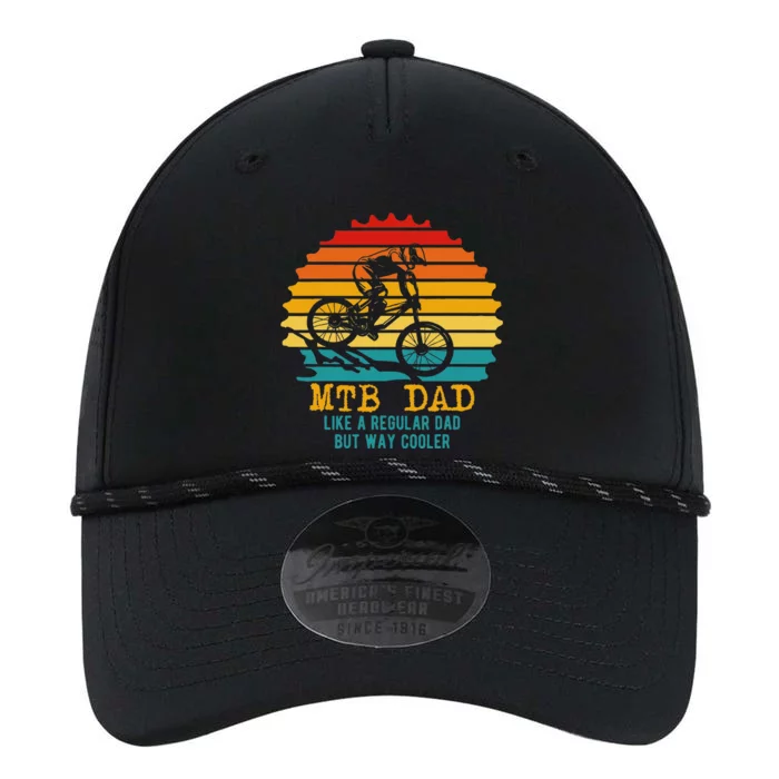 MTB Dad Apparel Retro Mountain Bike Dad Performance The Dyno Cap