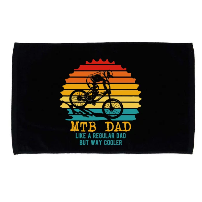 MTB Dad Apparel Retro Mountain Bike Dad Microfiber Hand Towel