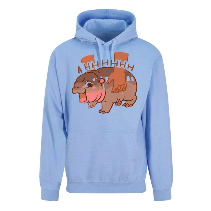 Moo Deng A Hh Hhhh Hippo Funny Unisex Surf Hoodie