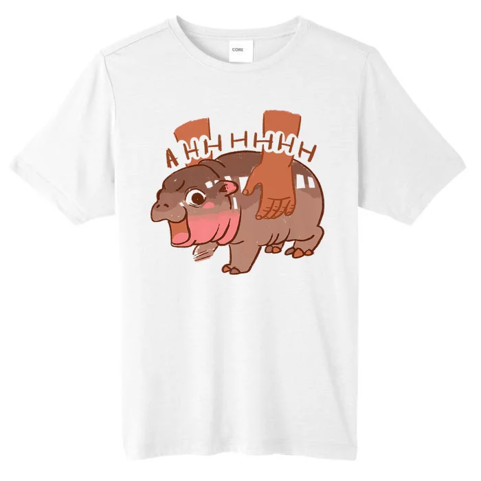 Moo Deng A Hh Hhhh Hippo Funny ChromaSoft Performance T-Shirt