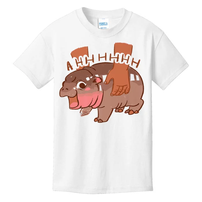 Moo Deng A Hh Hhhh Hippo Funny Kids T-Shirt