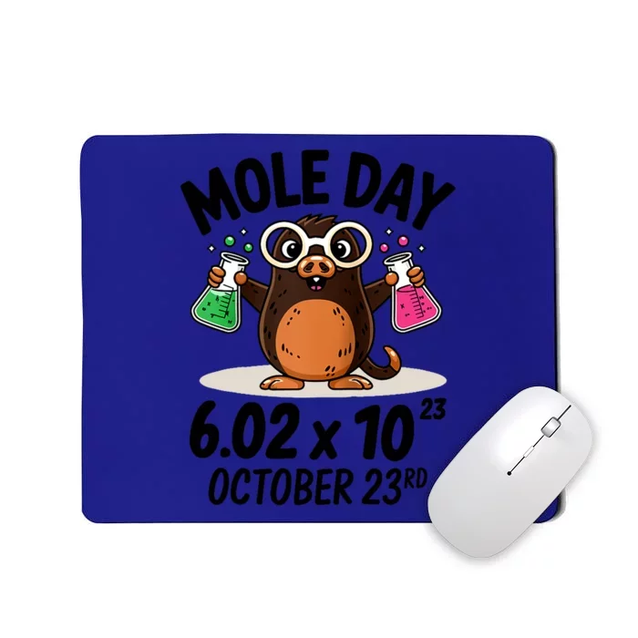 Mole Day Avogadros Number October 23rd Raglan Baseball Gift Mousepad