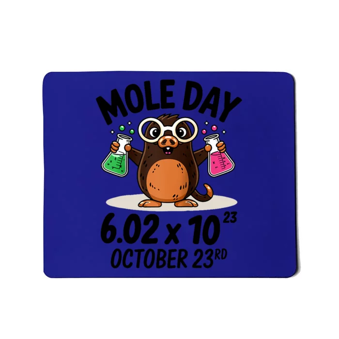 Mole Day Avogadros Number October 23rd Raglan Baseball Gift Mousepad