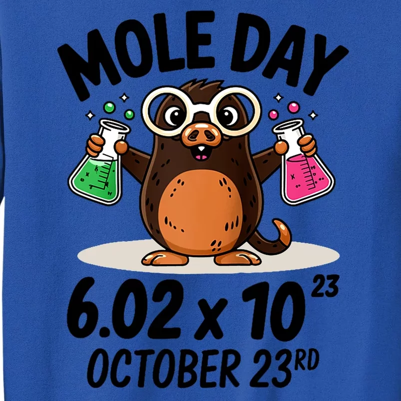 Mole Day Avogadros Number October 23rd Raglan Baseball Gift Tall Sweatshirt