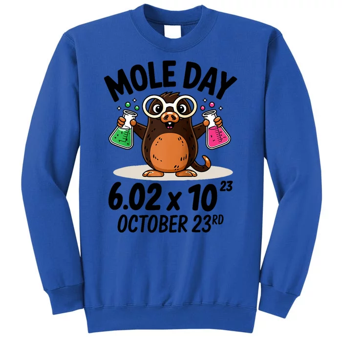 Mole Day Avogadros Number October 23rd Raglan Baseball Gift Tall Sweatshirt