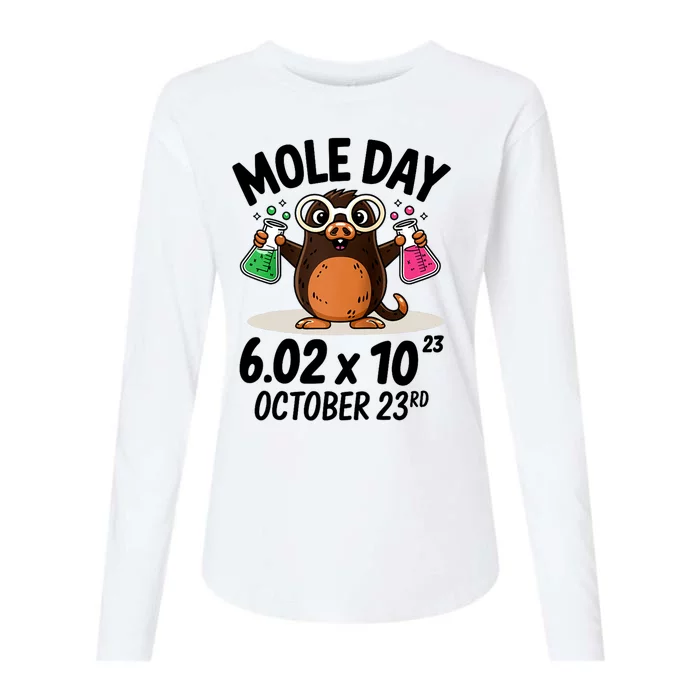 Mole Day Avogadros Number October 23rd Raglan Baseball Gift Womens Cotton Relaxed Long Sleeve T-Shirt