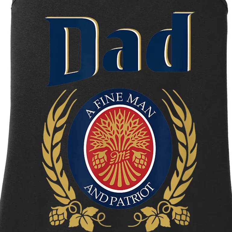 Miller Dad A Fine Man And Patriot Fathers Day Shirt Ladies Essential Tank