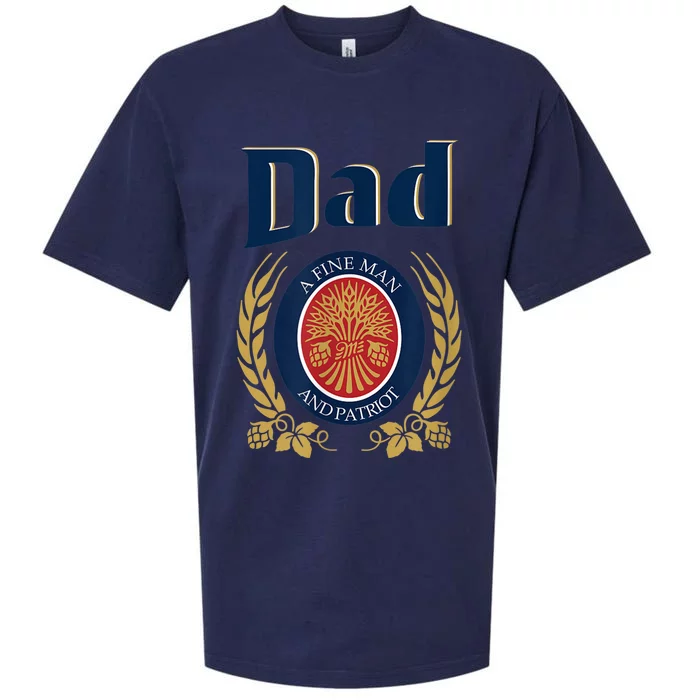 Miller Dad A Fine Man And Patriot Fathers Day Shirt Sueded Cloud Jersey T-Shirt