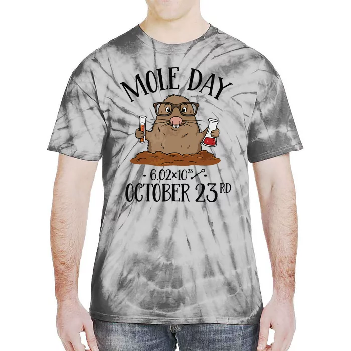 Mole Day AvogadroS Number October 23rd Tie-Dye T-Shirt