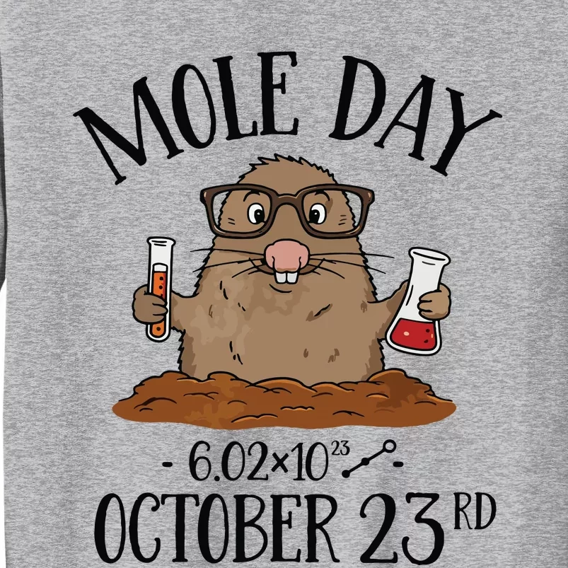 Mole Day AvogadroS Number October 23rd Tall Sweatshirt