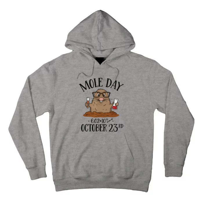 Mole Day AvogadroS Number October 23rd Tall Hoodie